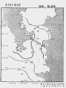 東京湾口海況図(1999/09/20)