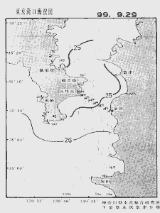 東京湾口海況図(1999/09/29)