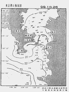 東京湾口海況図(1999/10/26)