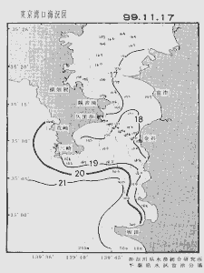 東京湾口海況図(1999/11/17)