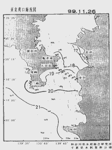 東京湾口海況図(1999/11/26)