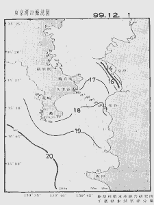 東京湾口海況図(1999/12/01)