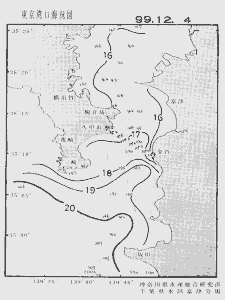 東京湾口海況図(1999/12/04)