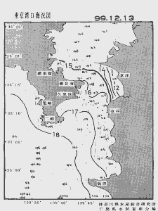 東京湾口海況図(1999/12/13)