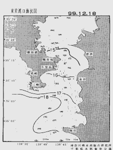 東京湾口海況図(1999/12/18)