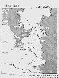 東京湾口海況図(1999/12/20)