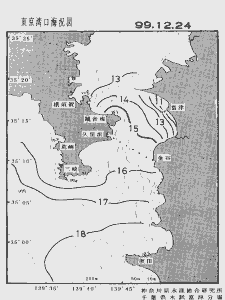東京湾口海況図(1999/12/24)