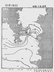 東京湾口海況図(1999/12/25)