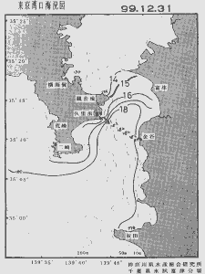 東京湾口海況図(1999/12/31)