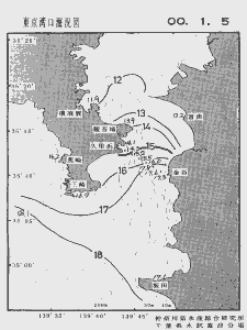 東京湾口海況図(2000/01/05)