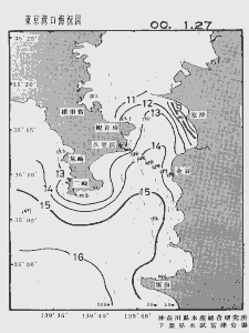 東京湾口海況図(2000/01/27)