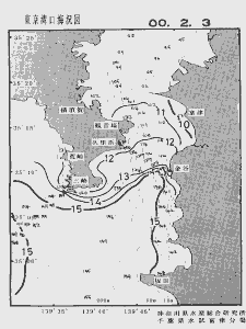 東京湾口海況図(2000/02/03)