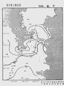 東京湾口海況図(2000/02/07)