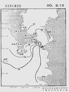 東京湾口海況図(2000/02/10)