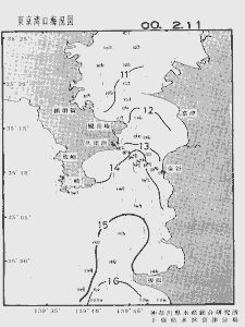 東京湾口海況図(2000/02/11)