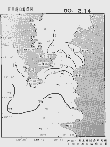 東京湾口海況図(2000/02/14)