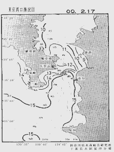 東京湾口海況図(2000/02/17)
