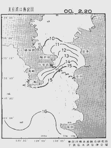 東京湾口海況図(2000/02/20)