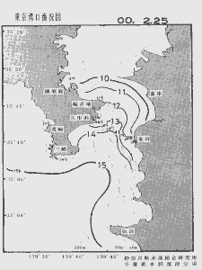 東京湾口海況図(2000/02/25)