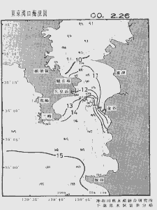 東京湾口海況図(2000/02/26)