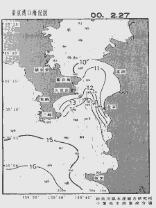 東京湾口海況図(2000/02/27)