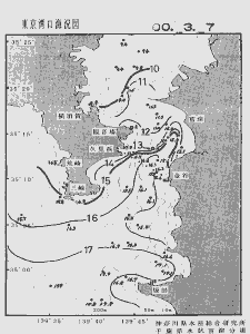 東京湾口海況図(2000/03/07)