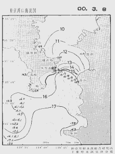 東京湾口海況図(2000/03/08)