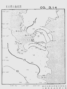 東京湾口海況図(2000/03/14)