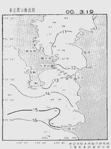 東京湾口海況図(2000/03/19)