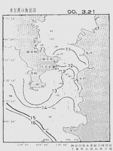 東京湾口海況図(2000/03/21)
