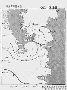 東京湾口海況図(2000/03/22)