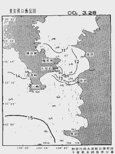 東京湾口海況図(2000/03/28)