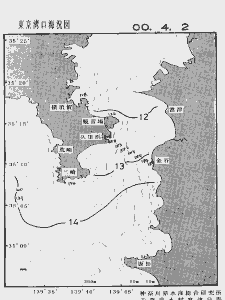 東京湾口海況図(2000/04/02)
