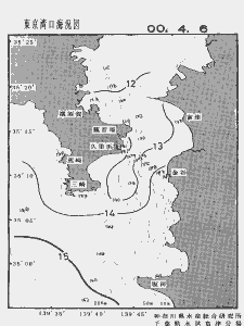 東京湾口海況図(2000/04/06)
