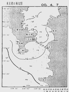 東京湾口海況図(2000/04/07)