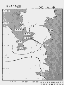 東京湾口海況図(2000/04/09)