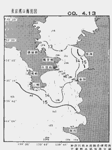 東京湾口海況図(2000/04/13)