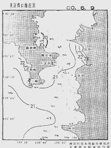 東京湾口海況図(2000/06/09)