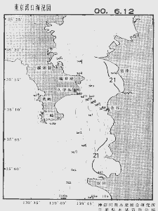 東京湾口海況図(2000/06/12)