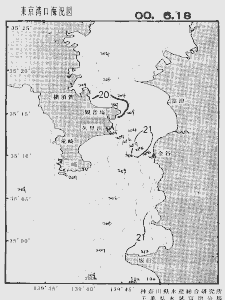 東京湾口海況図(2000/06/18)