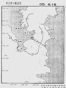 東京湾口海況図(2000/06/19)