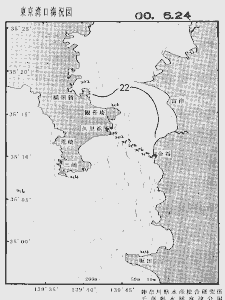 東京湾口海況図(2000/06/24)