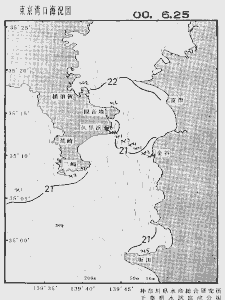 東京湾口海況図(2000/06/25)
