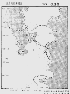 東京湾口海況図(2000/06/26)