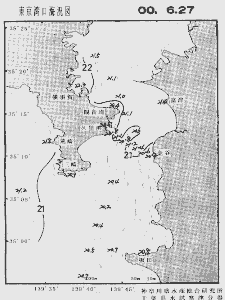 東京湾口海況図(2000/06/27)