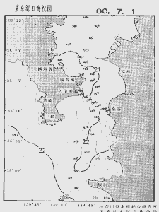 東京湾口海況図(2000/07/01)