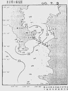 東京湾口海況図(2000/07/03)