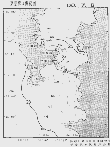 東京湾口海況図(2000/07/06)