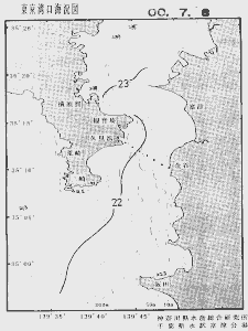 東京湾口海況図(2000/07/08)