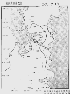 東京湾口海況図(2000/07/11)